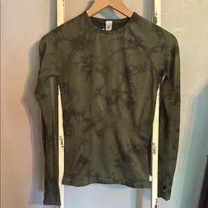 Zella Green Long Sleeve Athletic Top Size XS Women